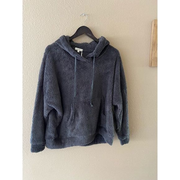 🆕Charcoal Sherpa super soft hoodie pullover - Picture 7 of 7